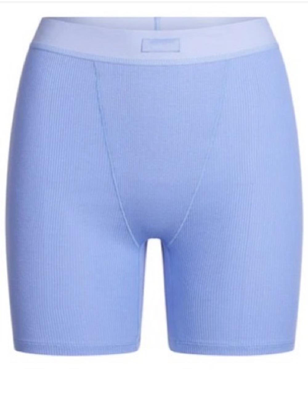 ❄️ ✨ NWT SKIMS Cotton Rib Boxer | Arctic | S  | NWT 🧊 💫